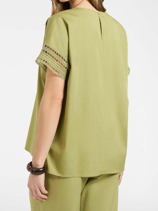 26SS 엘레나미로 반팔 티셔츠 2163Z000049N0A5 Green - ELENA MIRÒ