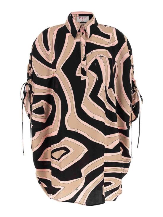 26FW 에밀리오푸치 미디 원피스 6HRL116H741031 Nude Neutrals