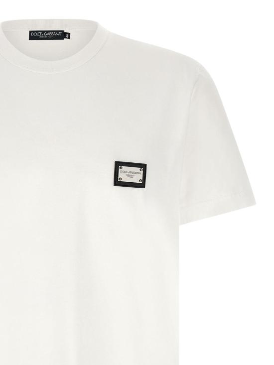26SS 돌체앤가바나 반팔 티셔츠 G8PT1TG7P1BW0800 White - DOLCE & GABBANA