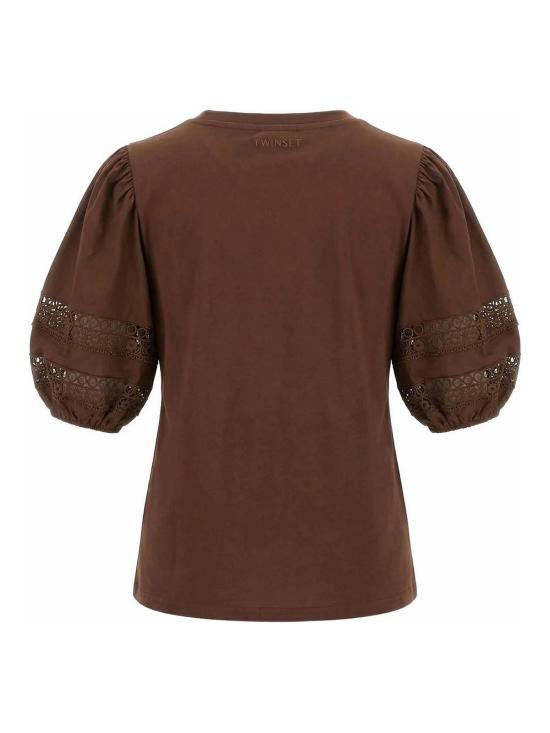 26SS 트윈셋 반팔 티셔츠 261TT226012110 Camel - TWINSET