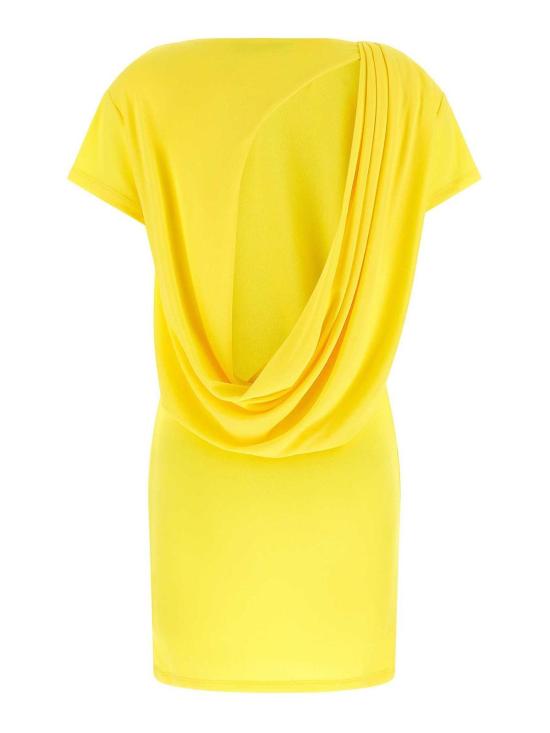 26SS 자크뮈스 미스트랄 쇼트 슬리브 드레스 26EDRW00847AJ00253250 Yellow - JACQUEMUS