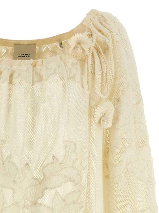26SS 이자벨마랑 블라우스 HT0881FAD2J03I23EC Beige - ISABEL MARANT