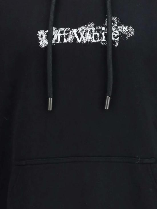 26SS 오프화이트 후드 티셔츠 44MBB085S26F00H001 Black - OFF WHITE