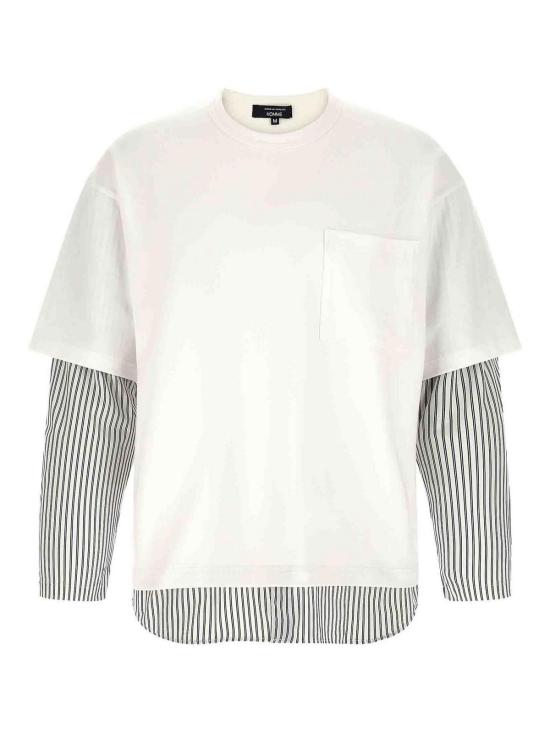 26SS 꼼데가르송 긴팔 티셔츠 HQT0062 White