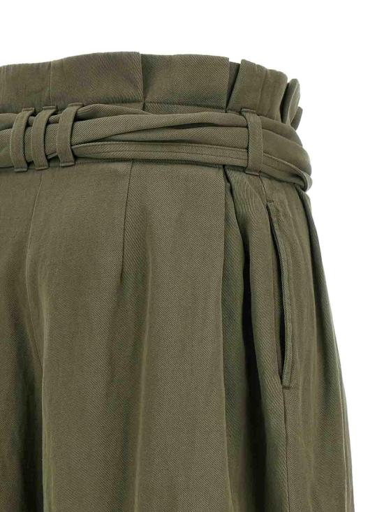 26SS 발망 팔라초 팬츠 GF0PQ285CG647EC Green - BALMAIN