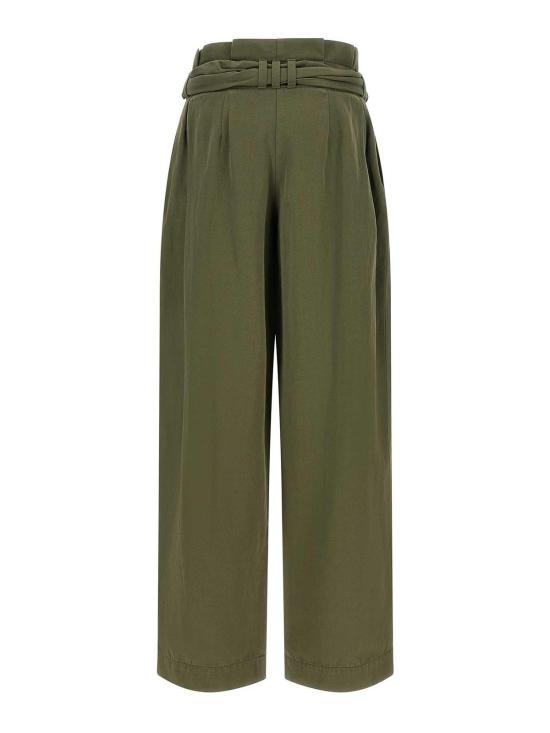 26SS 발망 팔라초 팬츠 GF0PQ285CG647EC Green - BALMAIN