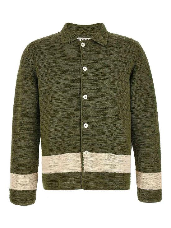 26SS 보디 긴팔 셔츠 MRS26KT013GREENCREAM Green