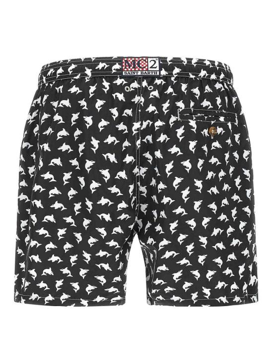26SS 세인트바쓰 숏팬츠 LIGHTINGMICROFANTASYBADSHARK0001 White - MC2 SAINT BARTH