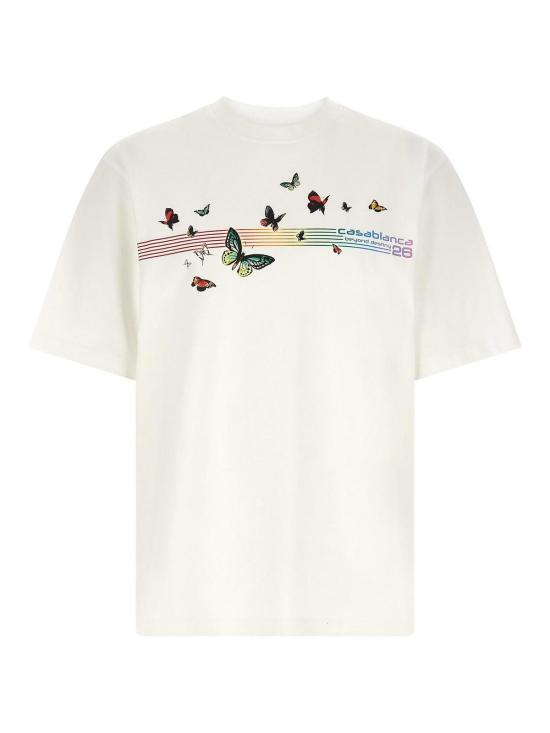 26SS 카사블랑카 반팔 티셔츠 MSP26JTS04401 White