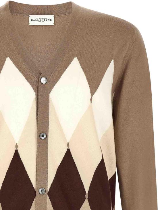 26SS 발렌타인 가디건 B2K00114CA894026 Brown - BALLANTYNE