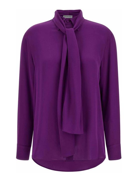 26SS 발렌시아가 블라우스 872329TUN135210 Purple