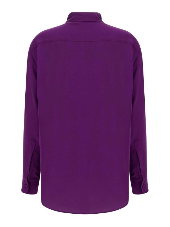 26SS 발렌시아가 블라우스 872329TUN135210 Purple - BALENCIAGA