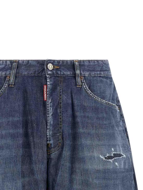 26SS 디스퀘어드2 데님 숏팬츠 S71MU0885S30341470 Blue - DSQUARED2