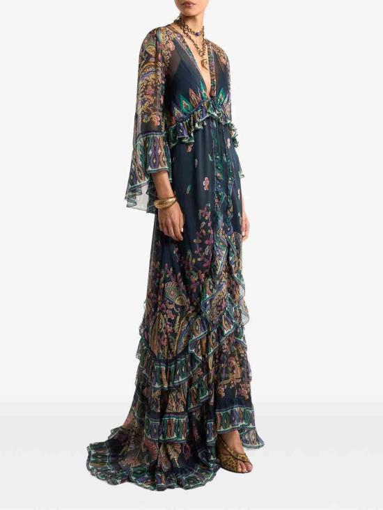 26SS 에트로 롱 원피스 WRHA053799SP1K4X0883 Multicolour - ETRO