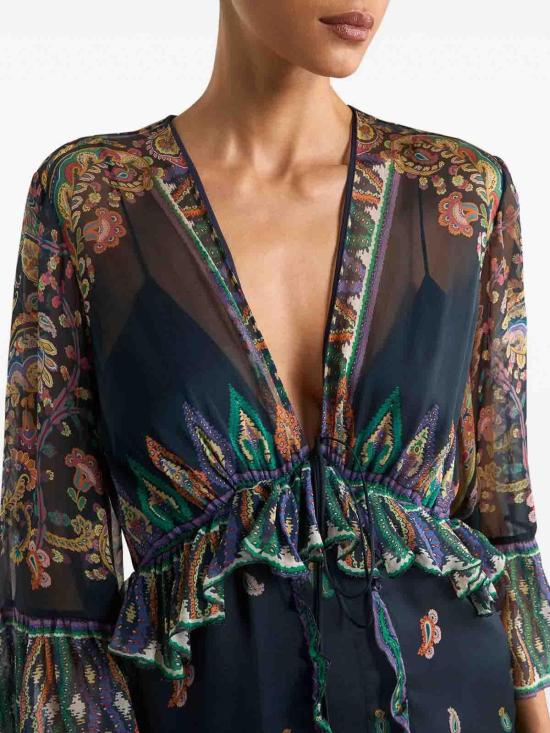 26SS 에트로 롱 원피스 WRHA053799SP1K4X0883 Multicolour - ETRO