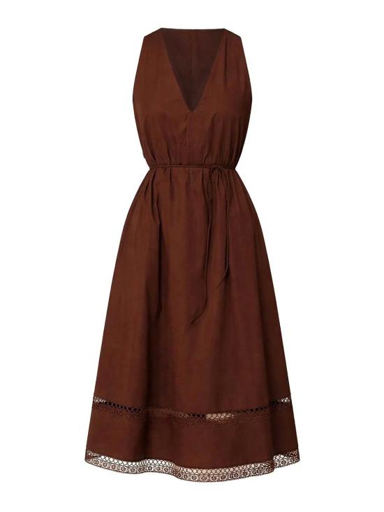 26SS 트윈셋 미디 원피스 261TT225012110 Camel