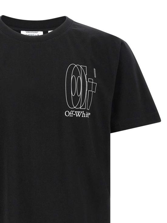 26SS 오프화이트 반팔 티셔츠 OMAA027S26JER00300010001 Black - OFF WHITE