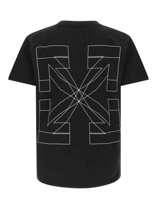 26SS 오프화이트 반팔 티셔츠 OMAA027S26JER00300010001 Black - OFF WHITE