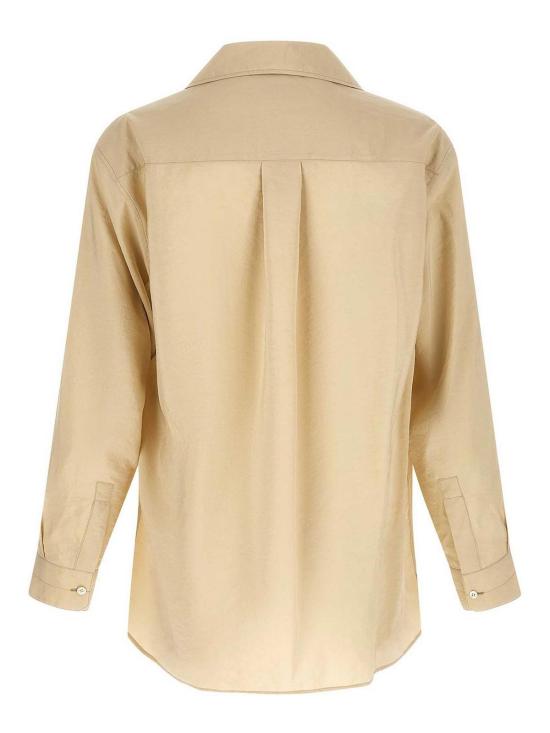 26SS 르메르 드라이 실크 컨버터블 칼라 셔츠 SH1233LF1308BG235 - LEMAIRE