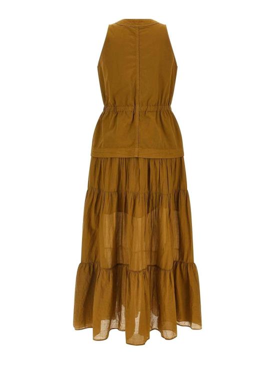 26SS 핑코 롱 원피스 106822A3AXL25 Brown - PINKO