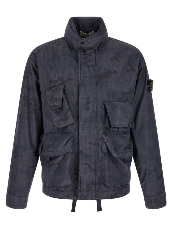 26SS 스톤 아일랜드 자켓 L1S15 4100071 S00E9 V002D BLUE GRAY DOM