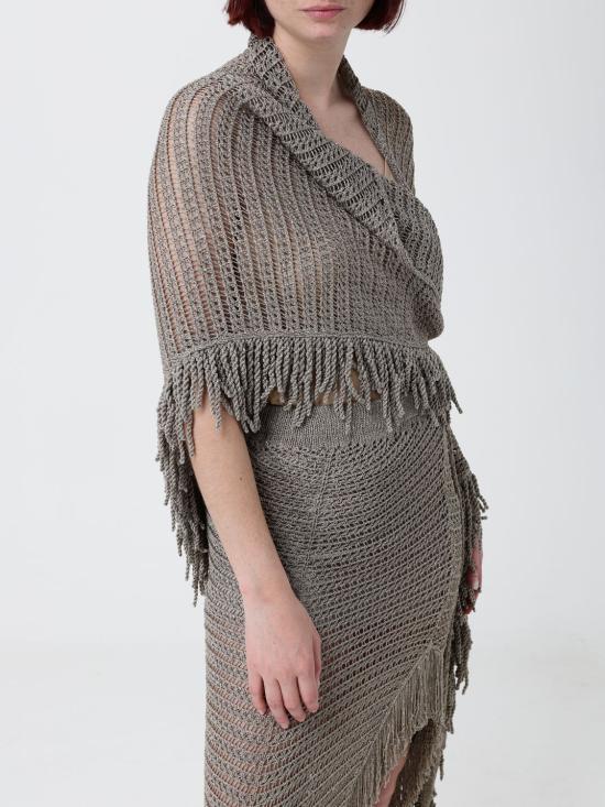 26SS 시모나 코르셀리니 케이프 P26CPSLO0101 V0770 Beige - SIMONA CORSELLINI