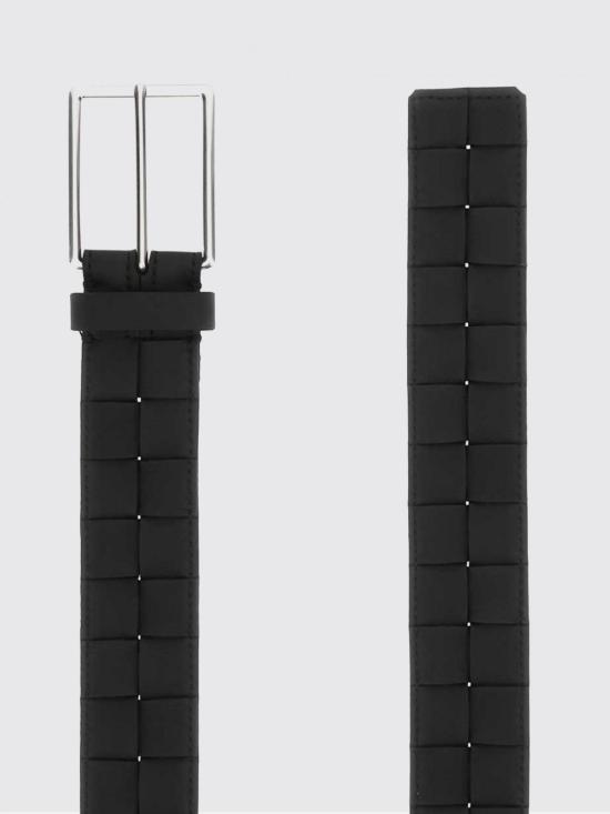 26SS 보테가베네타 가죽 벨트 730766VMAY4 8803 Black - BOTTEGA VENETA