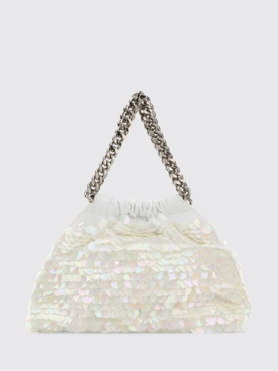 26SS 스텔라 맥카트니 팔라벨라 드로스트링 숄더백 7B0144WP0697 9001 White - STELLA MCCARTNEY