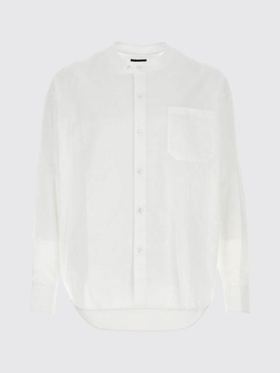 26SS 조르지오 아르마니 긴팔 셔츠 GM003497TE11186 U0002 White - GIORGIO ARMANI
