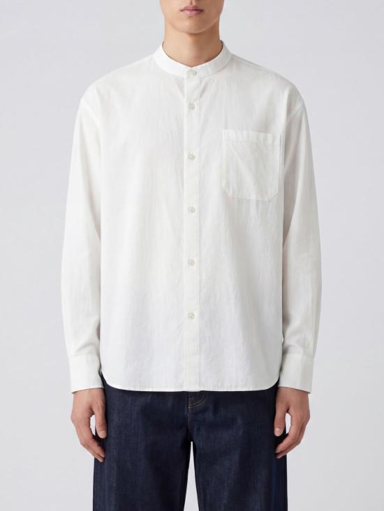 26SS 조르지오 아르마니 긴팔 셔츠 GM003497TE11186 U0002 White