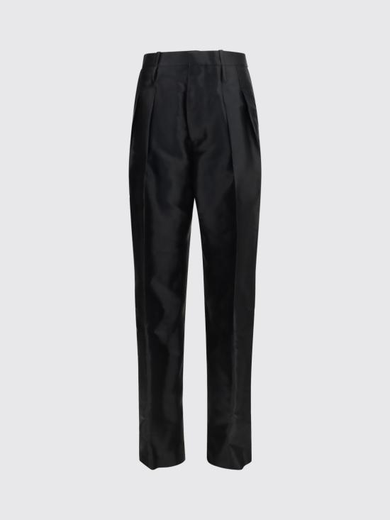 26SS 보테가베네타 스트레이트 팬츠 853568V6BE0 1010 Black - BOTTEGA VENETA