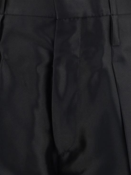 26SS 보테가베네타 스트레이트 팬츠 853568V6BE0 1010 Black - BOTTEGA VENETA
