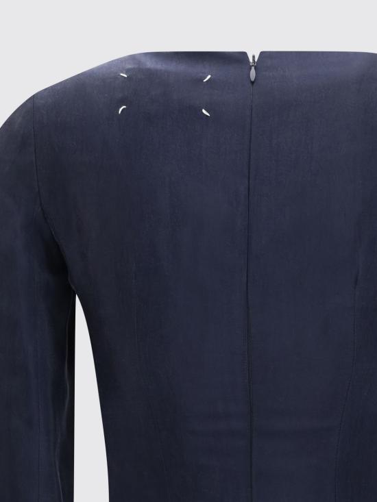 26SS 마르지엘라 롱 원피스 S29DG0031M35901 524 Navy - MAISON MARGIELA