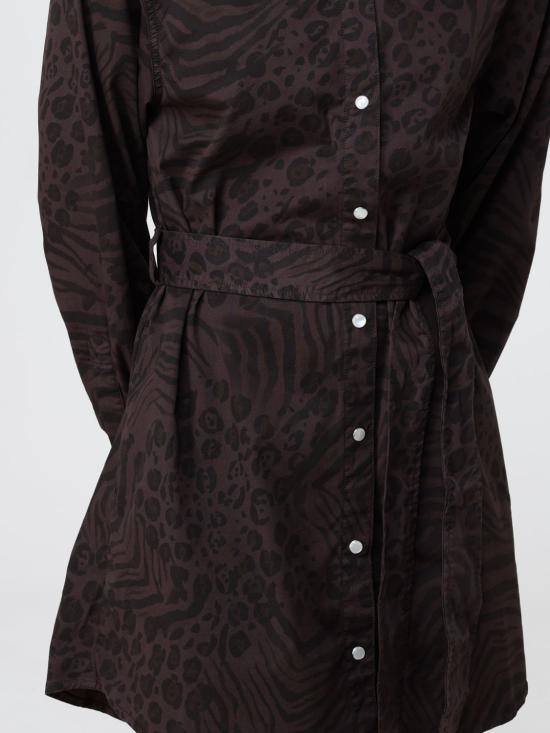 26SS 핑코 숏 원피스 106446A35A M28 Brown - PINKO