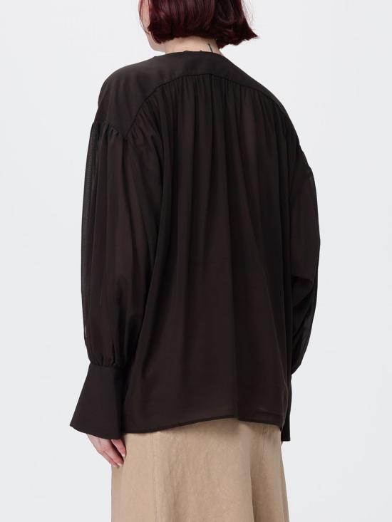 26SS 핑코 블라우스 106846A3B2 M04 Brown - PINKO