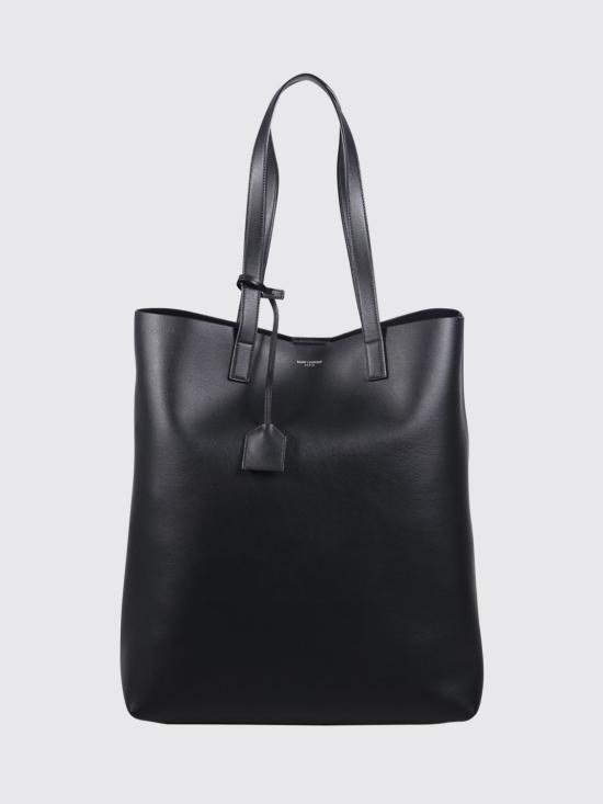 26SS 생로랑 볼드 쇼핑 백 676657CSU0N 1000 Black