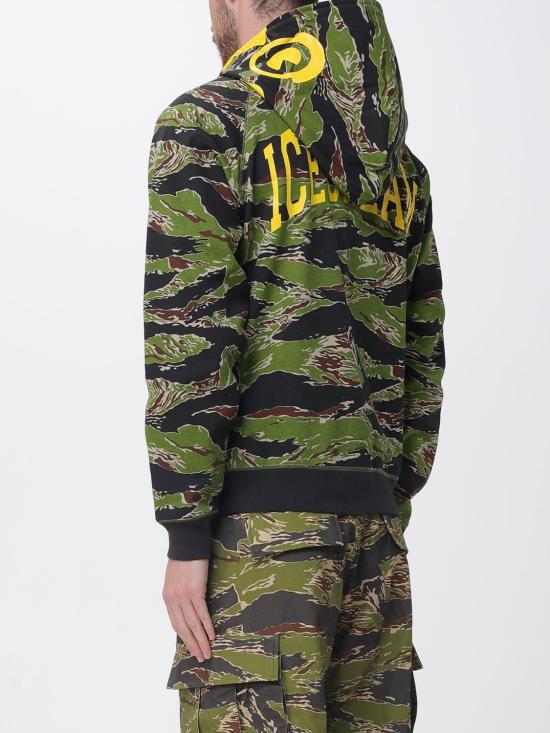 26SS 아이스크림 긴팔 티셔츠 IC25427 CAMO Military - ICECREAM