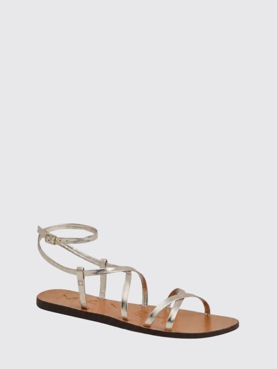 26SS 마네비 샌들 Q29Y0 PLATINUM ANKLE STRAP Silver - MANEBI