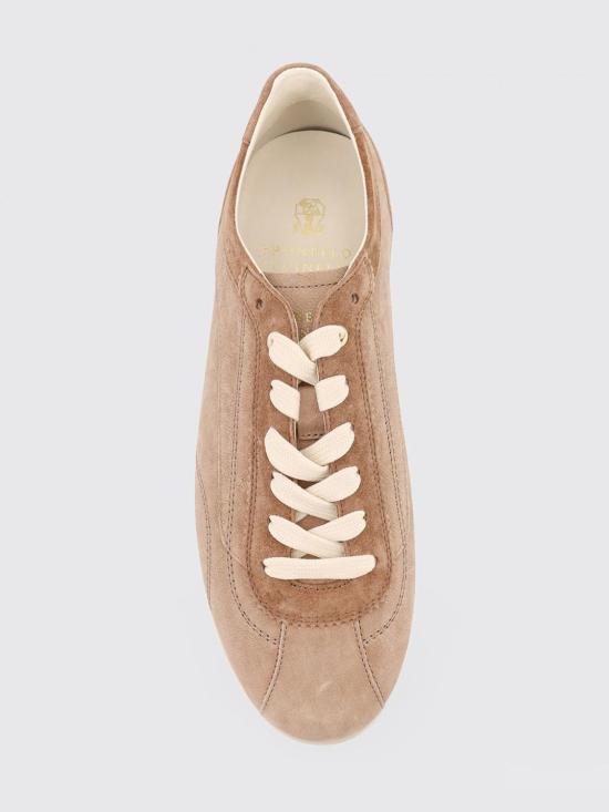 26SS 브루넬로 쿠치넬리 스니커즈 MZUXECD337 CBM48 Beige - BRUNELLO CUCINELLI