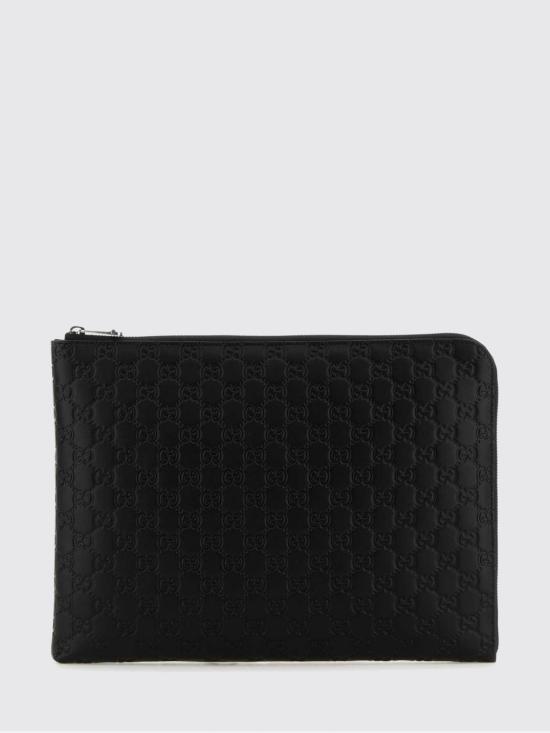 26SS 구찌 GG 엠블럼 파우치 850224AAFOK 1053 Black
