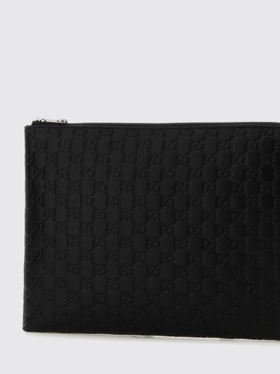 26SS 구찌 GG 엠블럼 파우치 850224AAFOK 1053 Black - GUCCI