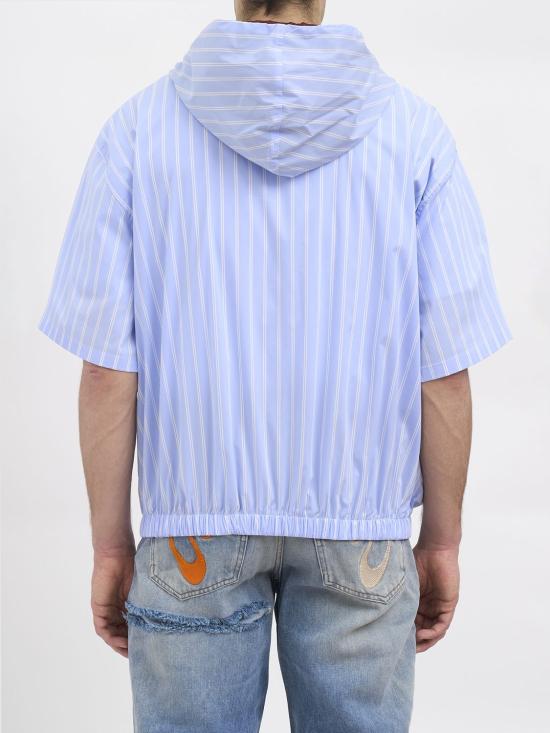 26SS 피디에프 반팔 셔츠 DFM06003TS060 AZBRD Gnawed Blue - PDF