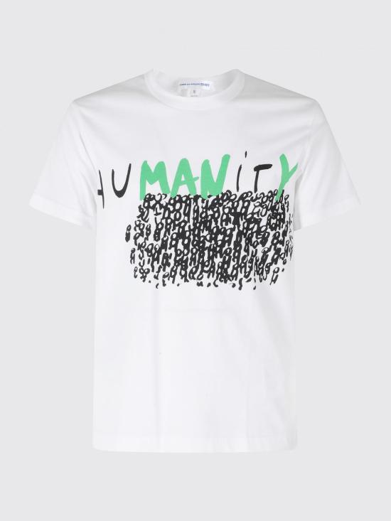 26SS 꼼데가르송 반팔 티셔츠 FQT030 3 White - COMME DES GARCONS