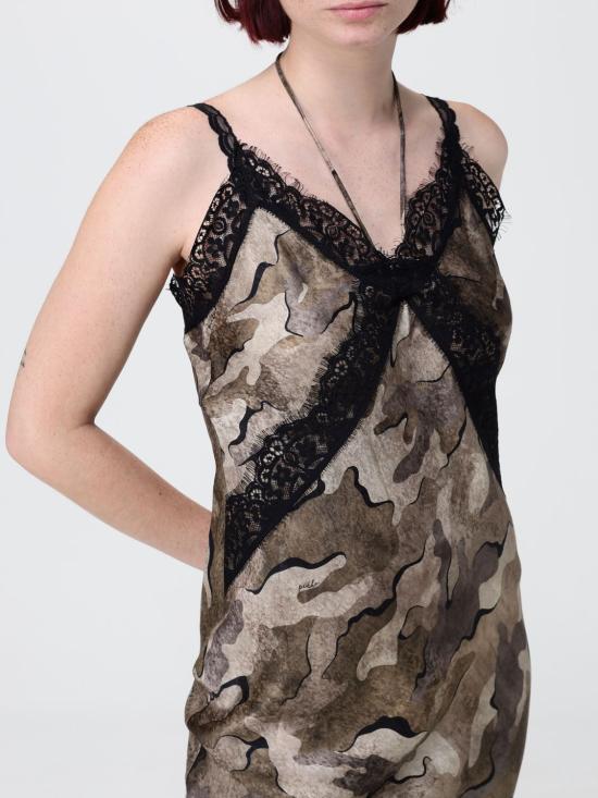 26SS 핑코 롱 원피스 107609A3MY CSZ Green - PINKO