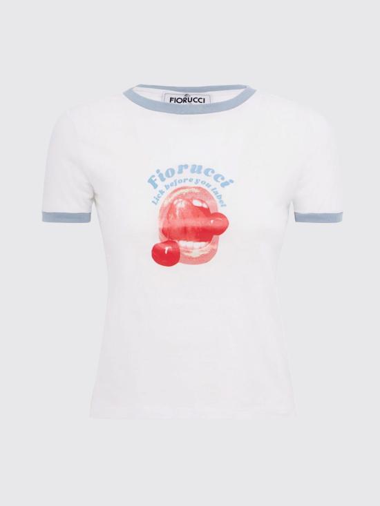 26SS 피오루찌 반팔 티셔츠 W26SSJTS005CJ01 WH08 White 2 - FIORUCCI