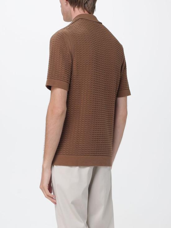 26SS 파올로페코라 폴로 티셔츠 A039F800 1181 Hazel - PAOLO PECORA
