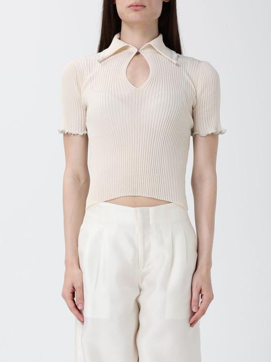 26SS 핑코 폴로 티셔츠 106287A343 C14 White