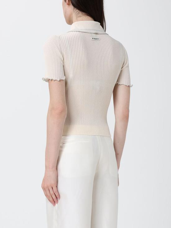 26SS 핑코 폴로 티셔츠 106287A343 C14 White - PINKO