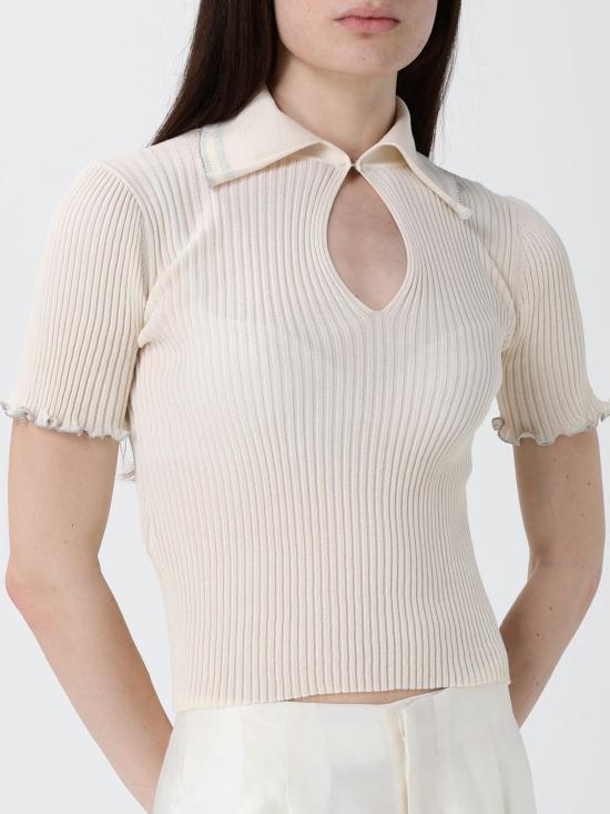 26SS 핑코 폴로 티셔츠 106287A343 C14 White - PINKO