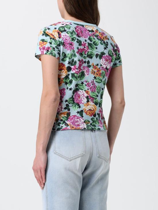 26SS 겐조 플로럴 티셔츠 FG52TS2144SK 60 Multicolor - KENZO
